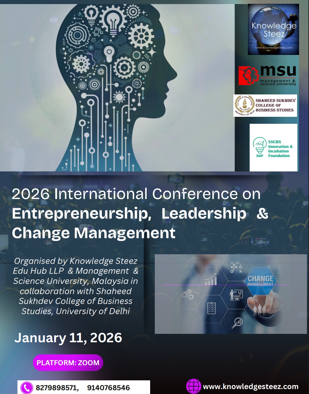 2026 International Confererence on Entrepreneurship, Leadership and Change Management