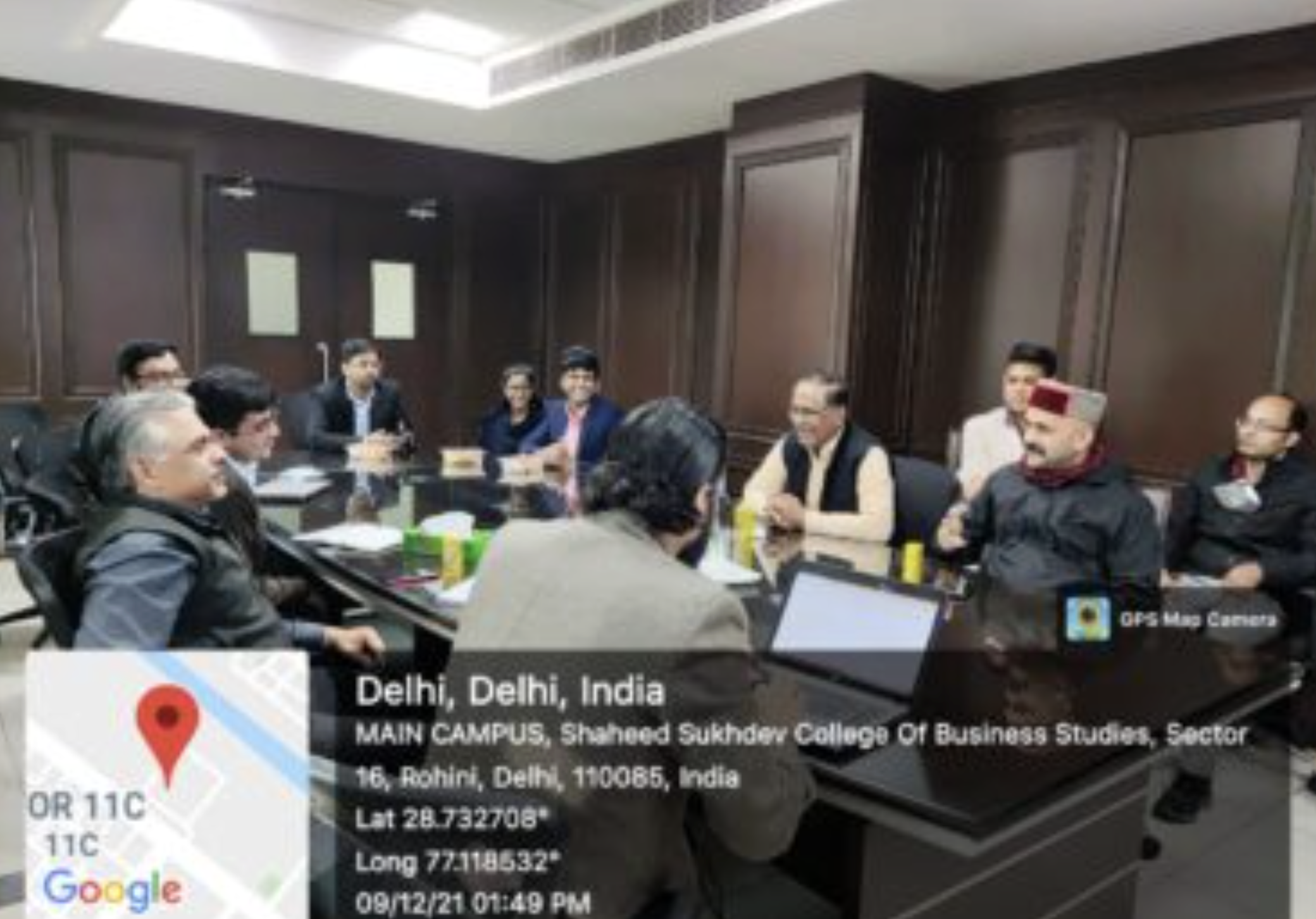 Visit from GNCTD Team on 09 Dec. 2021